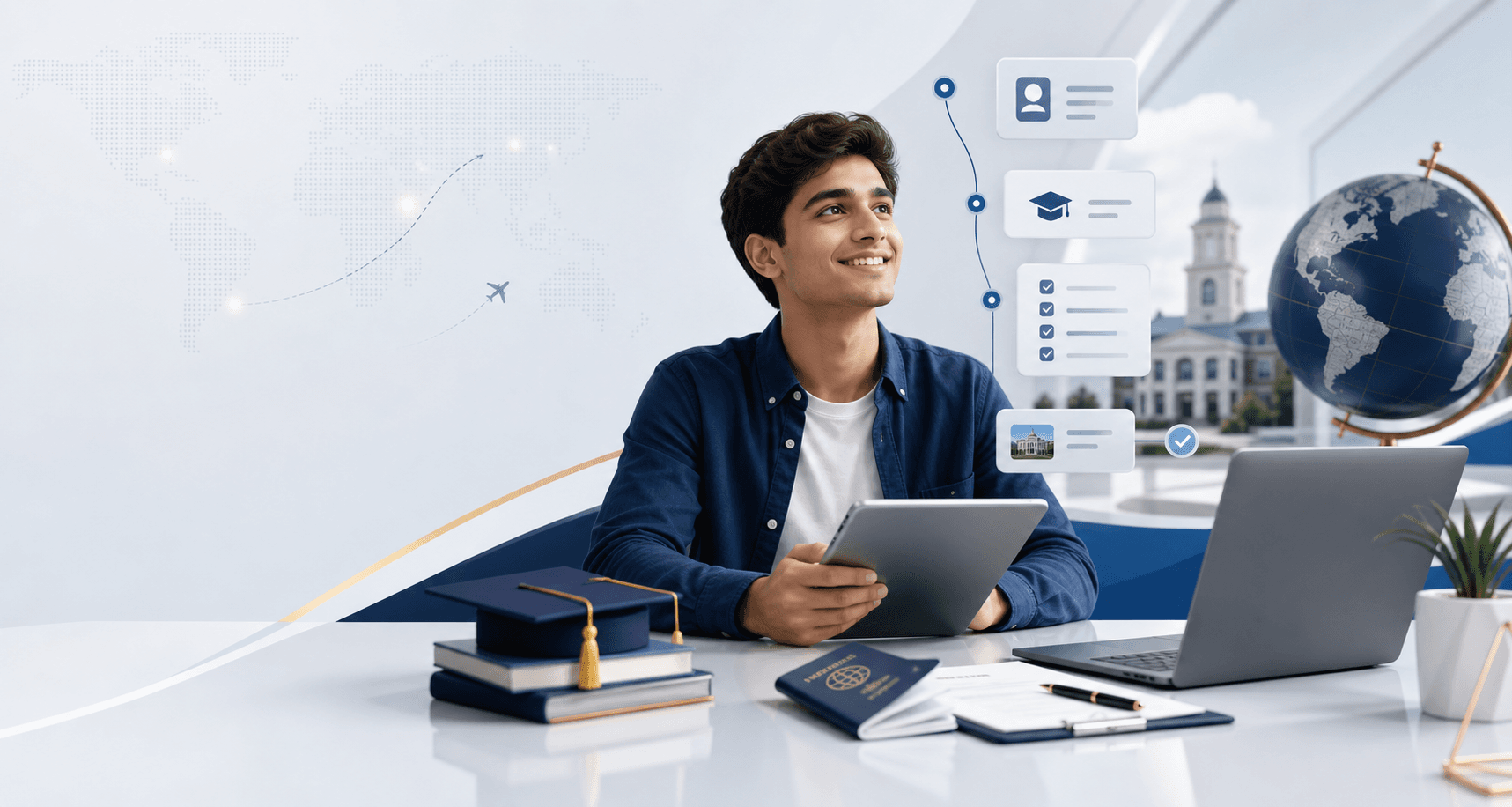 Student application documents and global study planning